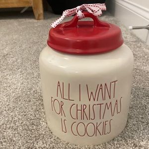 Rae Dunn Christmas Cookie Jar